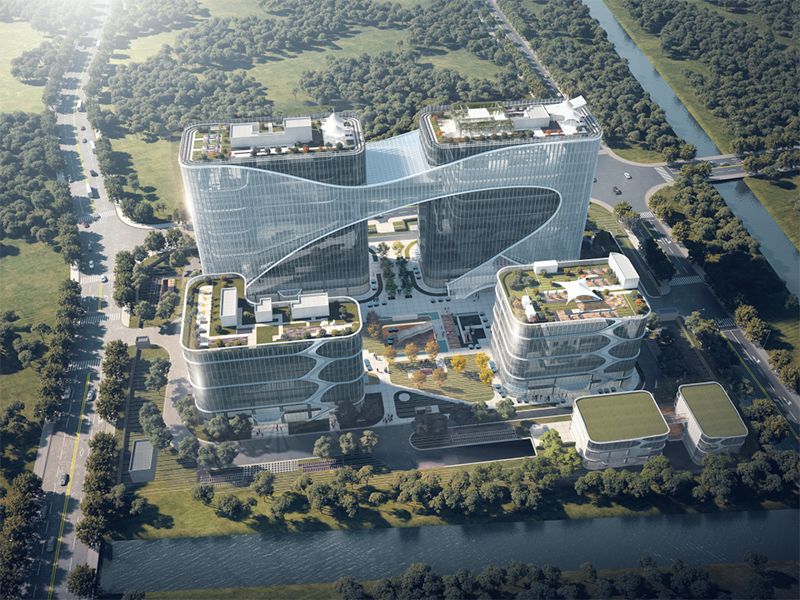 共建未来丨Stake（上海）创新基地亮相“2023年闵行区重大工程项目开工仪式”主会场！
